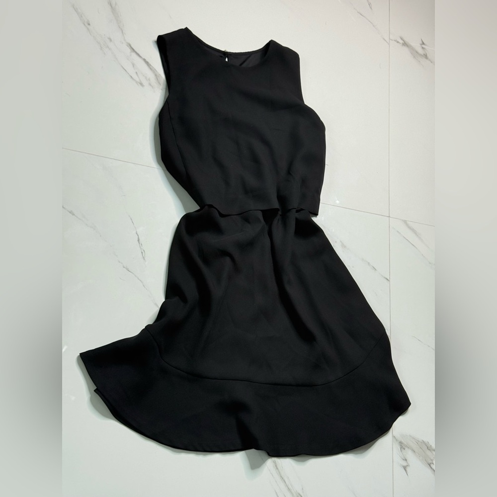 Banana Republic Black Asymmetrical Dress